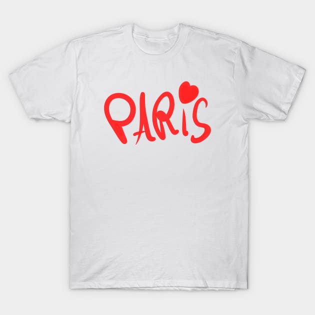 Paris mon amour | I love Paris T-Shirt by covostudio